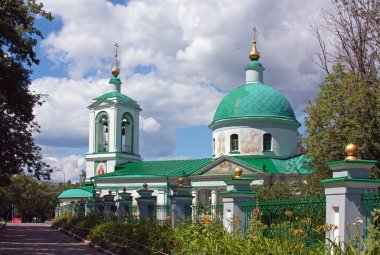 Holy Trinity Church in vorob″eve,Moscow,Russia clipart