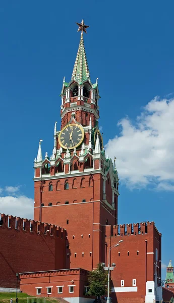 Spasskaya wieża, Moskwa, Federacja Rosyjska — Zdjęcie stockowe