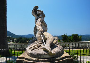 Statue of Achilles clipart