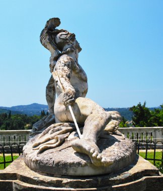 Statue of Achilles clipart