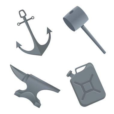 Vector iron things clipart