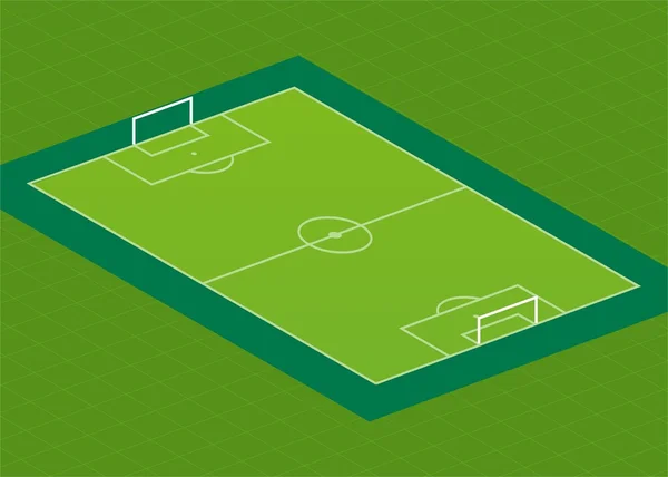 Fotboll fältet vektor — Stock vektor