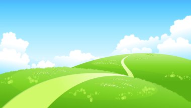 Green Hill clipart