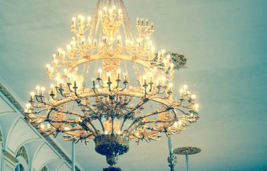 Chandelier with Candles clipart