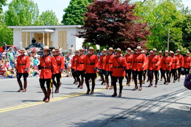 RCMP march clipart