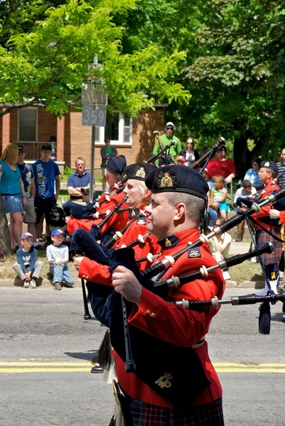 RCMP bagpipes — Stock Photo, Image