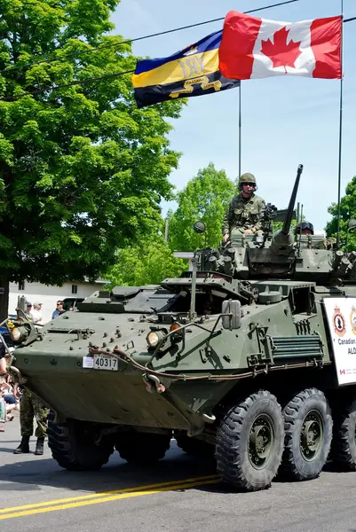 stock image Army Vehicle in the Parade