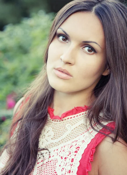 stock image Beautiful young woman