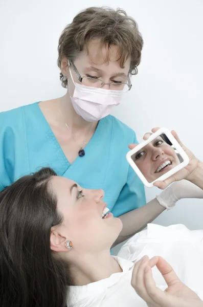 Visita al dentista — Foto de Stock