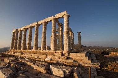 Temple of Poseidon clipart