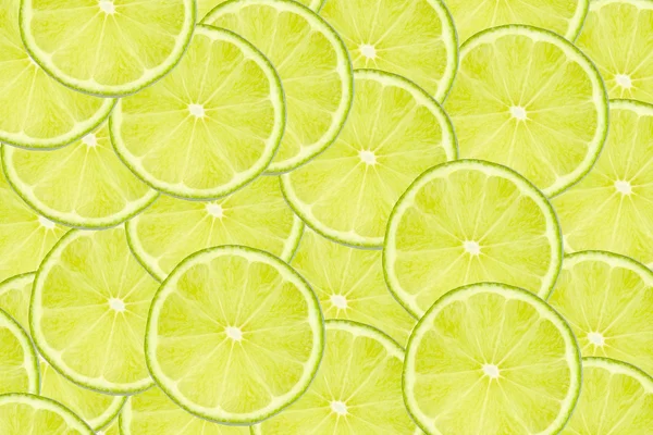 Slices of lime — Stock Photo, Image