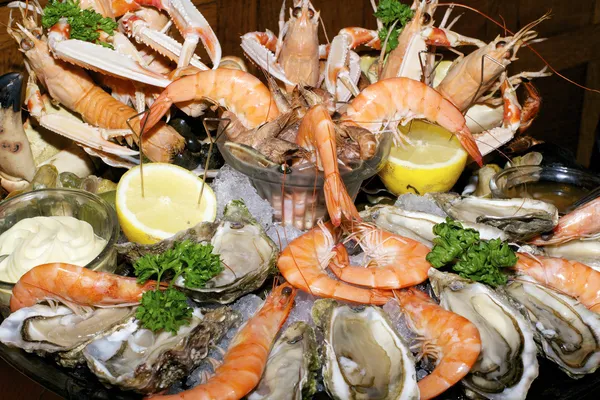 Ассорти морепродуктов — стоковое фото