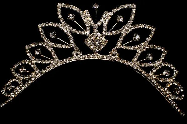 stock image Princess Tiara isolated on black