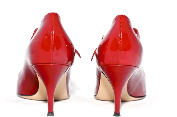 Červené boty — Stock fotografie