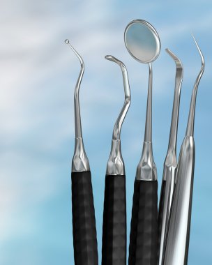 Dentist tools 1 clipart