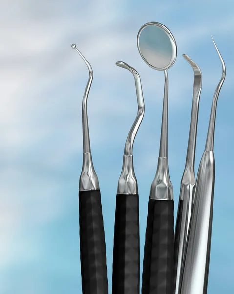 Инструменты стоматолога 1 — стоковое фото