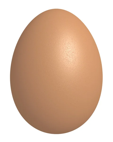 3 d レンダリングされた非常に詳細な鶏の卵 — ストック写真