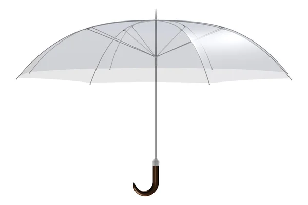 Průhledný deštník — Stock fotografie