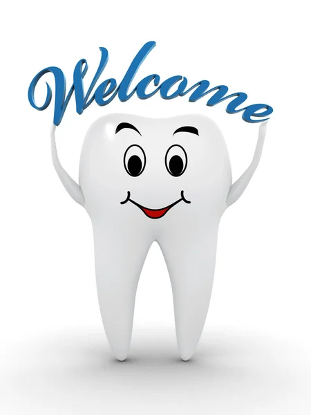 Bienvenido al dentista — Foto de Stock
