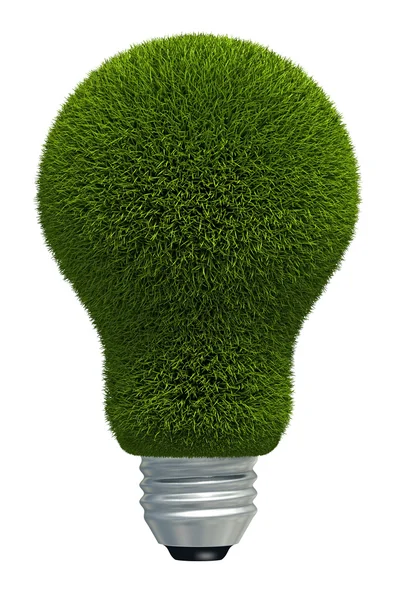 Virtual grass bulb — Stock Photo, Image