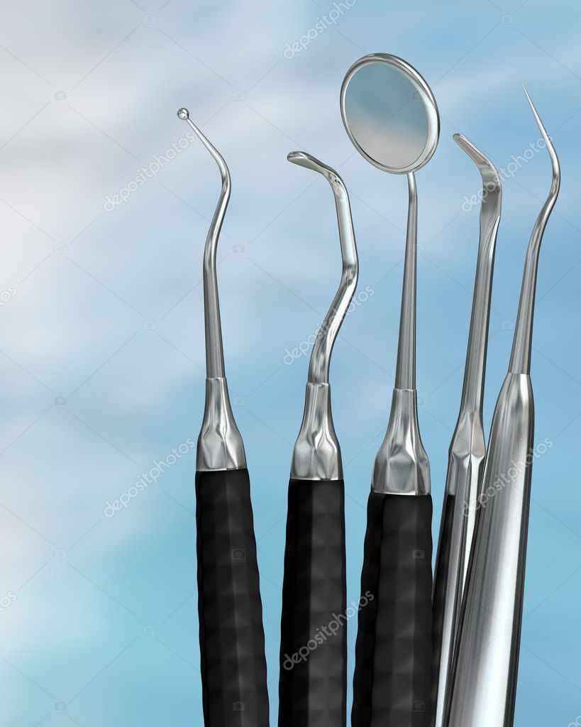 Zahnarzt Werkzeuge 1 - Stockfotografie: lizenzfreie Fotos © Jocky 11006881