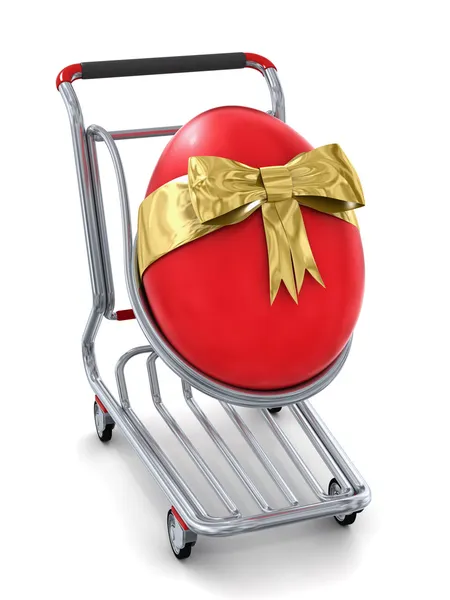 Presente de ovo de Páscoa — Fotografia de Stock