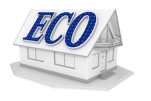 Eco huis — Stockfoto