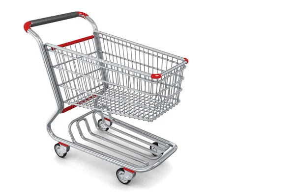 Shopping cart Isolated — Stock Photo, Image