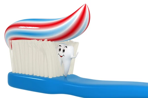 Прячутся зубы — стоковое фото