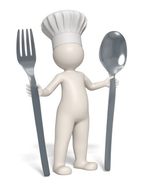 Restaurant chef icon clipart