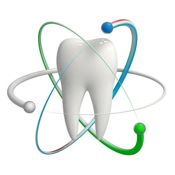 Chráněné zub — Stock fotografie