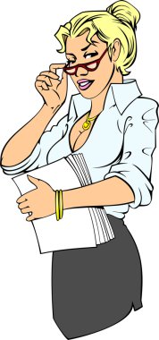 Business woman clipart