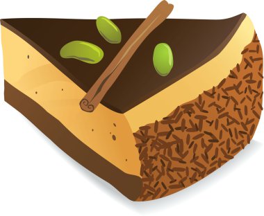 Choclate cake clipart