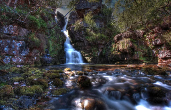 Шотландский водопад — стоковое фото