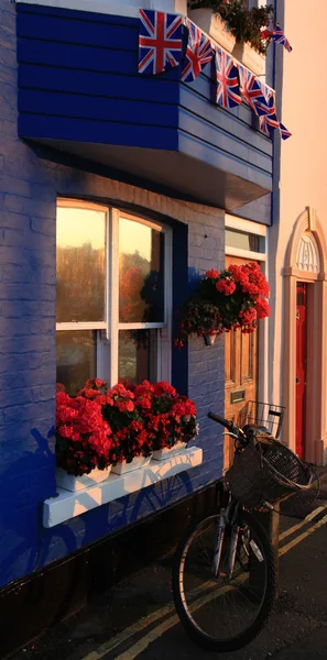 Traditional seaside terraced house — Stock Photo, Image