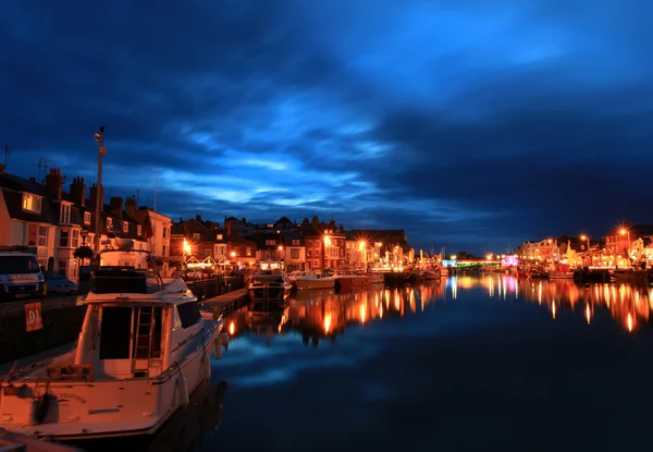 Harbour at twilight — Stock Photo, Image