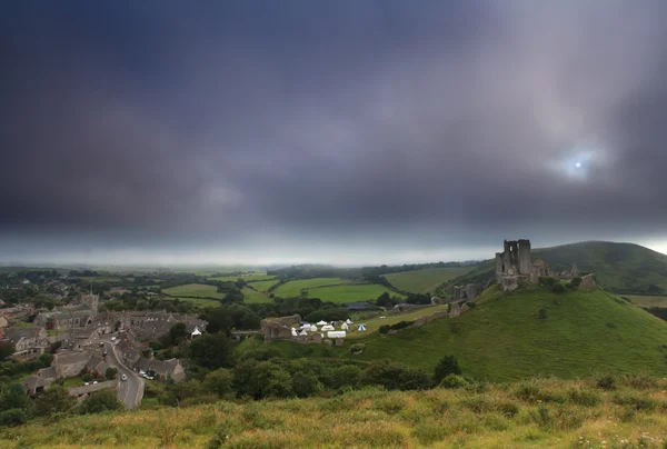 Castello di Corfe Inghilterra — Foto Stock