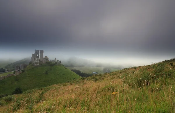 Castelo de Corfe Inglaterra — Fotografia de Stock