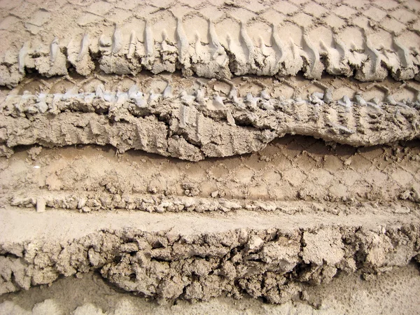 stock image Mud on the road