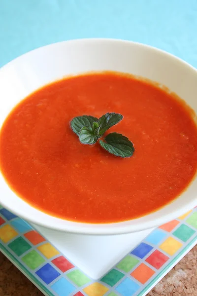 Red Pepper Soup — Stock Photo, Image