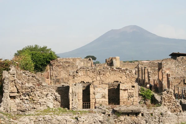 Pompei & Vesuvio Foto Stock