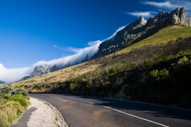 Clouds over the Table Mountain clipart