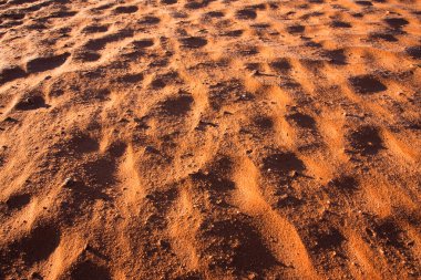 Wadi rum - kırmızı kum detay