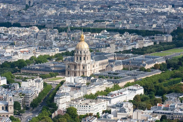 Les Invalides aerial view — Stock Photo, Image