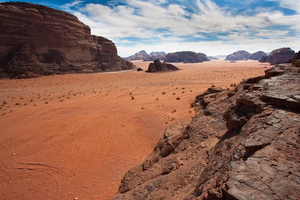Valley in the Wadi Rum, Jordan. — Stock Photo, Image