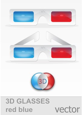 3d glasses clipart