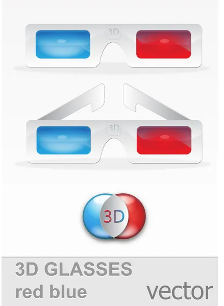3D眼镜 — 图库矢量图片#