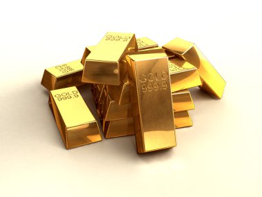 Gold bars clipart