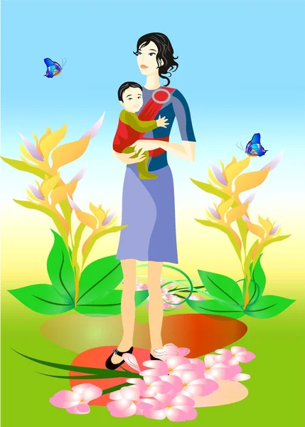 Maternité — Image vectorielle
