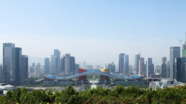 Pemandangan udara kota metropolis modern — Stok Foto
